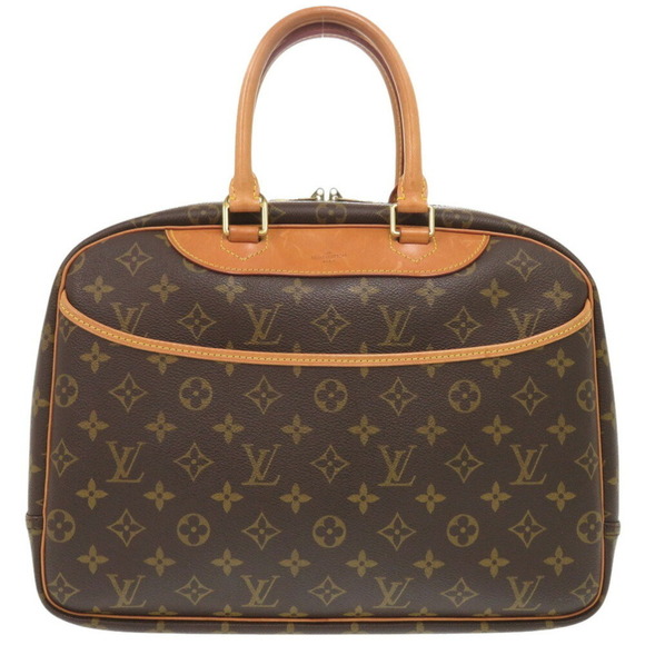 LOUIS VUITTON Monogram M47270 Handbag 26cm Brown Gold - Picture 2 of 10